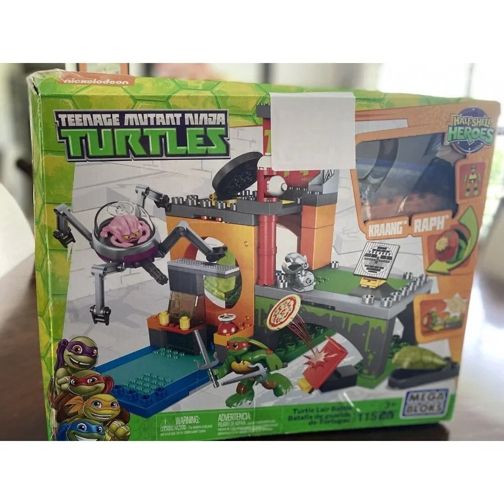 Mega Bloks Teenage Mutant Ninja Turtles Half Shell Heroes Turtle Lair Battle GUC